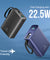 pTron Dynamo Ultima 20000mAh Pocket Size Nano Power Bank, 22.5W Superfast Charging, 20W Type-C/PD Fast Charging, Built-in Type C Cable, Also Supports VOOC/Wrap/Dash/QC3.0/PPS Charge Protocols (Blue)
