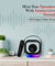 pTron Fusion Moment V2 10W Mini Bluetooth Speaker with Wireless Karaoke Mic, Pristine Sound, RGB Lights, Funny Voice Change Effects, 6Hrs Playtime, Bluetooth V5.3 & Type-C Fast Charging Port (Black)