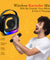 pTron Fusion Moment V2 10W Mini Bluetooth Speaker with Wireless Karaoke Mic, Pristine Sound, RGB Lights, Funny Voice Change Effects, 6Hrs Playtime, Bluetooth V5.3 & Type-C Fast Charging Port (Black)