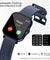 pTron Pulsefit P261 Smartwatch with BT Calling, 1.7" Full Touch Display, 500 NITs Screen, Heart Rate Monitor, SpO2, 100+ Watch Faces, Notifications, 5 Days Runtime, Sports Mode & IP68 Waterproof(Blue)