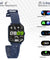 pTron Pulsefit P261 Smartwatch with BT Calling, 1.7" Full Touch Display, 500 NITs Screen, Heart Rate Monitor, SpO2, 100+ Watch Faces, Notifications, 5 Days Runtime, Sports Mode & IP68 Waterproof(Blue)