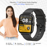 pTron Pulsefit P261 Smartwatch with BT Calling, 1.7" Full Touch Display, 500 NITs Screen, Heart Rate Monitor, SpO2, 100+ Watch Faces, Notifications, 5 Days Runtime, Sports Mode & IP68 Waterproof (Black)