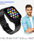 pTron Pulsefit P261 Smartwatch with BT Calling, 1.7" Full Touch Display, 500 NITs Screen, Heart Rate Monitor, SpO2, 100+ Watch Faces, Notifications, 5 Days Runtime, Sports Mode & IP68 Waterproof (Black)