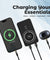 pTron Dynamo Arc 10000mAh 22.5W USB Fast Charging Nano Magnetic Power Bank, 15W Magnetic Wireless Charging, 20W PD/Type C Fast Charging, 3 Outputs/1 Input & Multiple Layers of Protection (Matt Black)