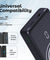 pTron Dynamo Arc 10000mAh 22.5W USB Fast Charging Nano Magnetic Power Bank, 15W Magnetic Wireless Charging, 20W PD/Type C Fast Charging, 3 Outputs/1 Input & Multiple Layers of Protection (Matt Black)