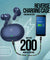 pTron Zenbuds Evo X1 Max in-Ear TWS Earbuds, 200 Hours Playtime, Emergency Power Bank, Quad Mic & TruTalk ENC for Calls, 13mm Drivers, 40ms Low Latency, BT v5.3, Type-C Fast Charging (Navy Blue)