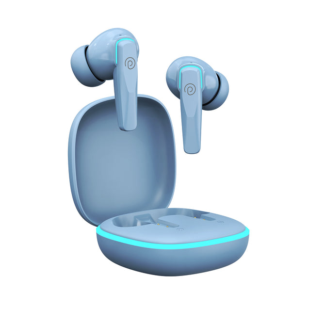 pTron Zenbuds Evo X2 TWS Earbuds (Sky Blue)