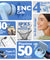 pTron Bassbuds Xcite in-Ear TWS Earbuds with Quad Mic & ENC Calls, 50H Playtime, 40ms Low Latency Sync, Bluetooth 5.3 Headphones, Type-C Fast Charging & IPX5 Water Resistant (Blue)
