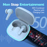 pTron Zenbuds Evo X2 TWS Earbuds (Sky Blue)