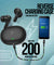 pTron Zenbuds Evo X1 Max in-Ear TWS Earbuds, 200 Hours Playtime, Emergency Power Bank, Quad Mic & TruTalk ENC for Calls, 13mm Drivers, 40ms Low Latency, BT v5.3, Type-C Fast Charging (Jet Black)