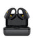 pTron Bassbuds Sports V2 TWS Earbuds, Built-in HD Mic for Clear Calls, 32Hrs Playtime, BT v5.1 Headphones with Deep Bass, Ergonomic Hook Design & IPX4 Water/Sweat Resistant (Jet Black & Yellow)