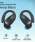 pTron Bassbuds Sports V2 TWS Earbuds, Built-in HD Mic for Clear Calls, 32Hrs Playtime, BT v5.1 Headphones with Deep Bass, Ergonomic Hook Design & IPX4 Water/Sweat Resistant (Jet Black & Blue)
