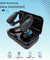 pTron Bassbuds Sports V2 TWS Earbuds, Built-in HD Mic for Clear Calls, 32Hrs Playtime, BT v5.1 Headphones with Deep Bass, Ergonomic Hook Design & IPX4 Water/Sweat Resistant (Jet Black & Blue)