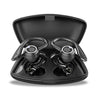 pTron Bassbuds Sports ENC TWS Earbuds, Built-in HD Mic for Stereo Calls, Earhooks, 48H Playtime, Snug-fit In-Ear Design, BT v5.3, Immersive Sound, Movie/Music Mode, IPX4 & Type-C Charging (Jet Black)