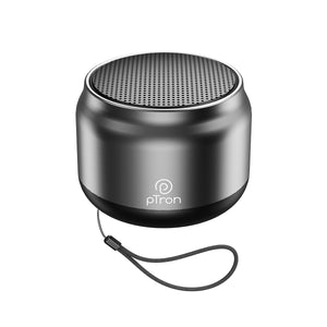 pTron Musicbot Lite 6W Bluetooth Speaker with 8Hrs Playtime, 2.04" Neo Driver for Pristine Sound, Mini Size Portable Speaker, BTv5.1 Connectivity, TWS Feature & Type C Charging (Grey)