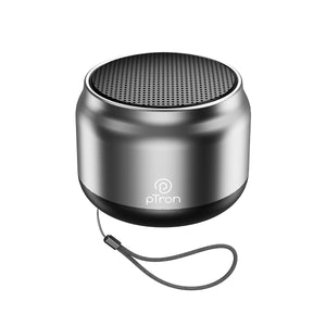 pTron Musicbot Lite 6W Bluetooth Speaker with 8Hrs Playtime, 2.04" Neo Driver for Pristine Sound, Mini Size Portable Speaker, BTv5.1 Connectivity, TWS Feature & Type C Charging (Silver)