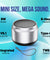pTron Musicbot Lite 6W Bluetooth Speaker with 8Hrs Playtime, 2.04" Neo Driver for Pristine Sound, Mini Size Portable Speaker, BTv5.1 Connectivity, TWS Feature & Type C Charging (Silver)