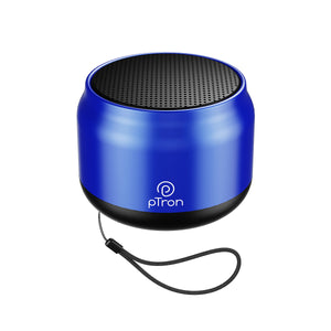pTron Musicbot Lite 6W Bluetooth Speaker with 8Hrs Playtime, 2.04" Neo Driver for Pristine Sound, Mini Size Portable Speaker, BTv5.1 Connectivity, TWS Feature & Type C Charging (Blue)