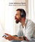 pTron Studio Evo 70hrs Playtime Wireless Over Ear Headphones with HD Mic, Low-Latency Game/Movie/Music Modes, Punchy Bass, BT5.3, Dual Device Pairing, Voice Assistant & Type-C Fast Charging (Black)