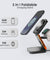 pTron Volta Pro 3-in-1 23W Wireless Charger, Magnetic Charging, Foldable Stand Compatible with iPhone 16/15/14/13/12 Series, Apple Watch, Airpods & Other Magnetic Charging Supported Smartphones (Black)