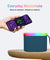pTron Fusion Pop 12W Bluetooth Speaker with Pristine Sound, 10hrs Playback, Rhythmic RGB LEDs, Multi-Play Modes BT5.3/TF Card/USB/Aux-in, TWS Feature, Integrated Button Controls, Type-C Charging (Blue)