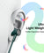 pTron Tangent Evolve w/ 50Hrs Playtime, HD Mic, Pristine Sound, 14mm Drivers, Bluetooth V5.3 w/Dual-Device Pairing Wireless Neckband, Magnetic Buds, Voice Assistant, Type-C Fast Charging & IPX4 (Green)