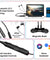 pTron Tangent Evolve w/ 50Hrs Playtime, HD Mic, Pristine Sound, 14mm Drivers, Bluetooth V5.3 w/Dual-Device Pairing Wireless Neckband, Magnetic Buds, Voice Assistant, Type-C Fast Charging & IPX4 (Black)