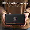 pTron Fusion Pro Retro Signature 20W Bluetooth Speaker with Pristine Sound, 8 Hours Playtime, Dual Drivers, Playback via BT5.3/USB/TF Card, Easy Controls, Portable Speaker & Type C Charging (Black)