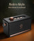 pTron Fusion Pro Retro Signature 20W Bluetooth Speaker with Pristine Sound, 8 Hours Playtime, Dual Drivers, Playback via BT5.3/USB/TF Card, Easy Controls, Portable Speaker & Type C Charging (Black)