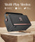 pTron Fusion Pro Retro Signature 20W Bluetooth Speaker with Pristine Sound, 8 Hours Playtime, Dual Drivers, Playback via BT5.3/USB/TF Card, Easy Controls, Portable Speaker & Type C Charging (Black)