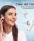 pTron Basspods P81 in-Ear Wireless Earbuds, Pristine Sound, 32Hrs Playtime, Clear Calls TWS Earbuds, Bluetooth V5.1 Headphone, Type-C Fast Charging, Voice Assist & IPX4 Water Resistant (White)