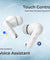 pTron Basspods P81 in-Ear Wireless Earbuds, Pristine Sound, 32Hrs Playtime, Clear Calls TWS Earbuds, Bluetooth V5.1 Headphone, Type-C Fast Charging, Voice Assist & IPX4 Water Resistant (White)