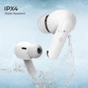 pTron Basspods P81 in-Ear Wireless Earbuds, Pristine Sound, 32Hrs Playtime, Clear Calls TWS Earbuds, Bluetooth V5.1 Headphone, Type-C Fast Charging, Voice Assist & IPX4 Water Resistant (White)