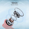 pTron Basspods P81 in-Ear Wireless Earbuds, Pristine Sound, 32Hrs Playtime, Clear Calls TWS Earbuds, Bluetooth V5.1 Headphone, Type-C Fast Charging, Voice Assist & IPX4 Water Resistant (Pink)