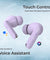 pTron Basspods P81 in-Ear Wireless Earbuds, Pristine Sound, 32Hrs Playtime, Clear Calls TWS Earbuds, Bluetooth V5.1 Headphone, Type-C Fast Charging, Voice Assist & IPX4 Water Resistant (Light Lilac)