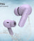 pTron Basspods P81 in-Ear Wireless Earbuds, Pristine Sound, 32Hrs Playtime, Clear Calls TWS Earbuds, Bluetooth V5.1 Headphone, Type-C Fast Charging, Voice Assist & IPX4 Water Resistant (Light Lilac)