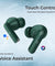pTron Basspods P81 in-Ear Wireless Earbuds, Pristine Sound, 32Hrs Playtime, Clear Calls TWS Earbuds, Bluetooth V5.1 Headphone, Type-C Fast Charging, Voice Assist & IPX4 Water Resistant (Green)