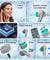 pTron Basspods P81 in-Ear Wireless Earbuds, Pristine Sound, 32Hrs Playtime, Clear Calls TWS Earbuds, Bluetooth V5.1 Headphone, Type-C Fast Charging, Voice Assist & IPX4 Water Resistant (Grey)