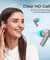 pTron Basspods P81 in-Ear Wireless Earbuds, Pristine Sound, 32Hrs Playtime, Clear Calls TWS Earbuds, Bluetooth V5.1 Headphone, Type-C Fast Charging, Voice Assist & IPX4 Water Resistant (Grey)