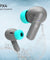 pTron Basspods P81 in-Ear Wireless Earbuds, Pristine Sound, 32Hrs Playtime, Clear Calls TWS Earbuds, Bluetooth V5.1 Headphone, Type-C Fast Charging, Voice Assist & IPX4 Water Resistant (Grey)