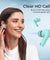pTron Basspods P81 in-Ear Wireless Earbuds, Pristine Sound, 32Hrs Playtime, Clear Calls TWS Earbuds, Bluetooth V5.1 Headphone, Type-C Fast Charging, Voice Assist & IPX4 Water Resistant (Mint Green)
