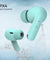pTron Basspods P81 in-Ear Wireless Earbuds, Pristine Sound, 32Hrs Playtime, Clear Calls TWS Earbuds, Bluetooth V5.1 Headphone, Type-C Fast Charging, Voice Assist & IPX4 Water Resistant (Mint Green)