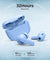 pTron Basspods P81 in-Ear Wireless Earbuds, Pristine Sound, 32Hrs Playtime, Clear Calls TWS Earbuds, Bluetooth V5.1 Headphone, Type-C Fast Charging, Voice Assist & IPX4 Water Resistant (Blue Matt)