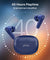 pTron Bassbuds Spark in-Ear TWS Earbuds with Stereo Sound, 40Hrs Playtime, Stereo Calls, Bluetooth V5.3 Headphones with Quick Pairing, Touch Control, Voice Assistant, Type C Charging & IPX5 (Blue)