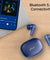 pTron Bassbuds Spark in-Ear TWS Earbuds with Stereo Sound, 40Hrs Playtime, Stereo Calls, Bluetooth V5.3 Headphones with Quick Pairing, Touch Control, Voice Assistant, Type C Charging & IPX5 (Blue)