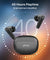 pTron Bassbuds Spark in-Ear TWS Earbuds with Stereo Sound, 40Hrs Playtime, Stereo Calls, Bluetooth V5.3 Headphones with Quick Pairing, Touch Control, Voice Assistant, Type C Charging & IPX5 (Black)