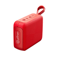 pTron Funk Wow 6W Ultra Portable Bluetooth Speaker with Pristine Sound, IPX5 Water-Resistance, 10hrs Playtime, Multi-Playback Modes, True Wireless Feature, Lightweight & Type C Charging (Red)