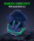pTron Bassbuds Rogue W/ 40Ms Low-Latency Gaming, Clear Calls, 50Hrs Playtime, Pristine Sound, V5.3 Bluetooth in Ear Headphones, Snug-Fit, RGB Lights, Touch Control, Voice Assist, IPX5 Water Resistant (Blue)