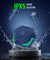 pTron Bassbuds Rogue W/ 40Ms Low-Latency Gaming, Clear Calls, 50Hrs Playtime, Pristine Sound, V5.3 Bluetooth in Ear Headphones, Snug-Fit, RGB Lights, Touch Control, Voice Assist, IPX5 Water Resistant (Blue)