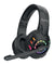 pTron Studio Sports Wireless BT Gaming Over-Ear Headphones, 30MS Low-Latency for Thrilling Gaming Experience, RGB Lights, Boom HD Mic w/AI ENC, 60Hr Playtime, Punchy Sound, Type-C Fast Charging (Black)